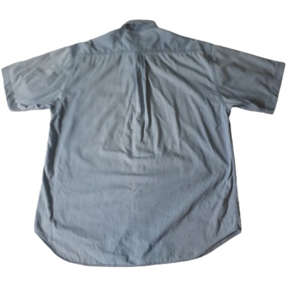 Chest 50-52" Collar 41-42cm Denim Short Sleeve Shirt - Picture 6 of 11